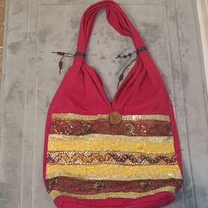 Gypsy boho embroidery bag